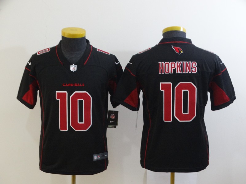Kids NFL Washington Redskins #10 Hopkins Black Color Rush Jersey