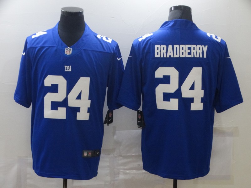 NFL New York Giants #24 Bradberry Blue Color Rush Limited Jersey