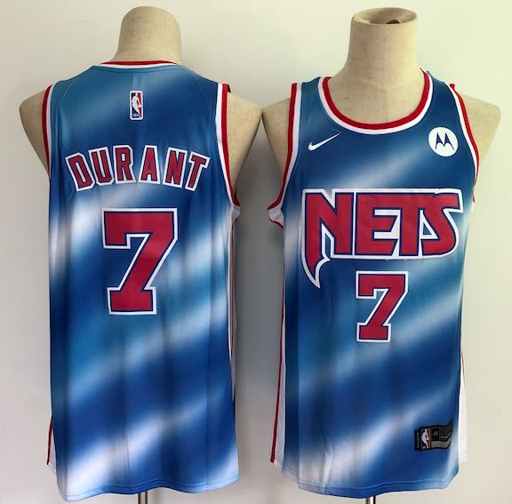 NBA Brooklyn Nets #7 Durant Blue Jersey