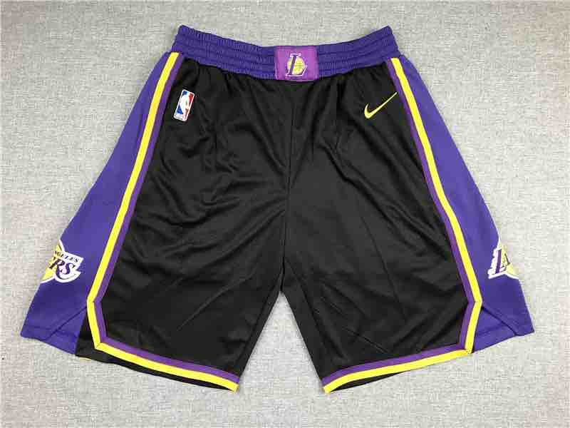 NBA Los Angels Lakers Black NEW shorts