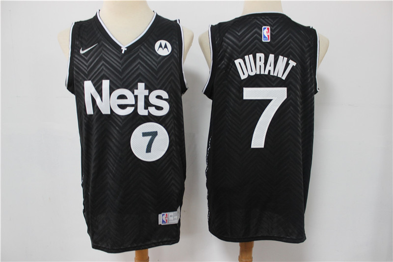 NBA Brooklyn Nets #7 Durant Black Jersey