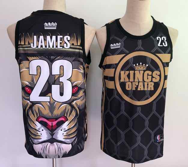 NBA Los Angels Lakers #23 James Mitchell & Ness Big Face Jersey