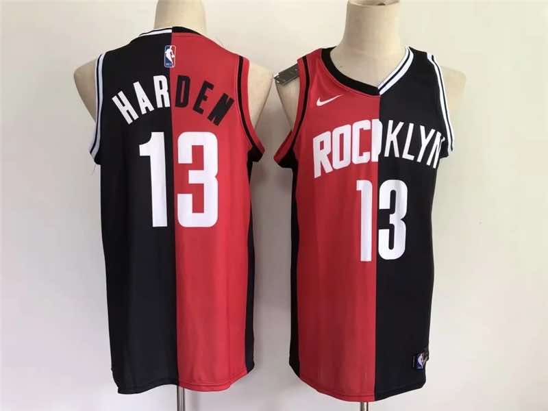 NBA Houston Rockets #13 harden red black jersey