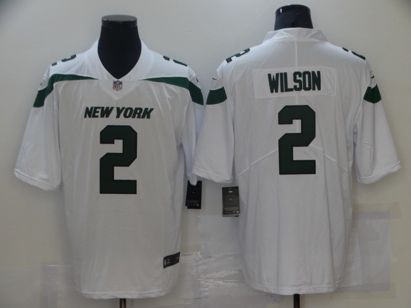 NFL New York Jets #2 Wilson White Vapor Limited Jersey