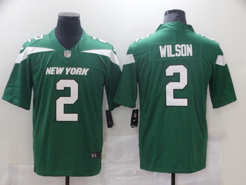 NFL New York Jets #2 Wilson Green Vapor Limited Jersey