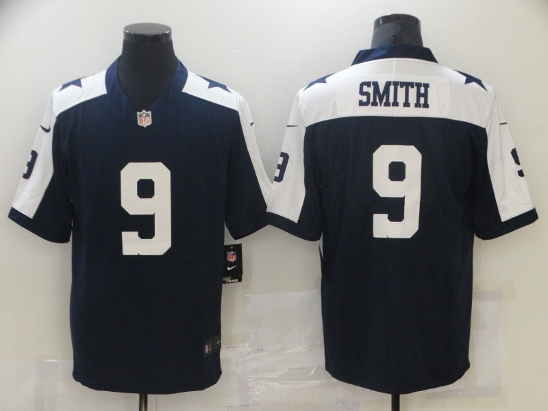 NFL Dallas Cowboys #54 Smith Blu Vapor Limited Jersey