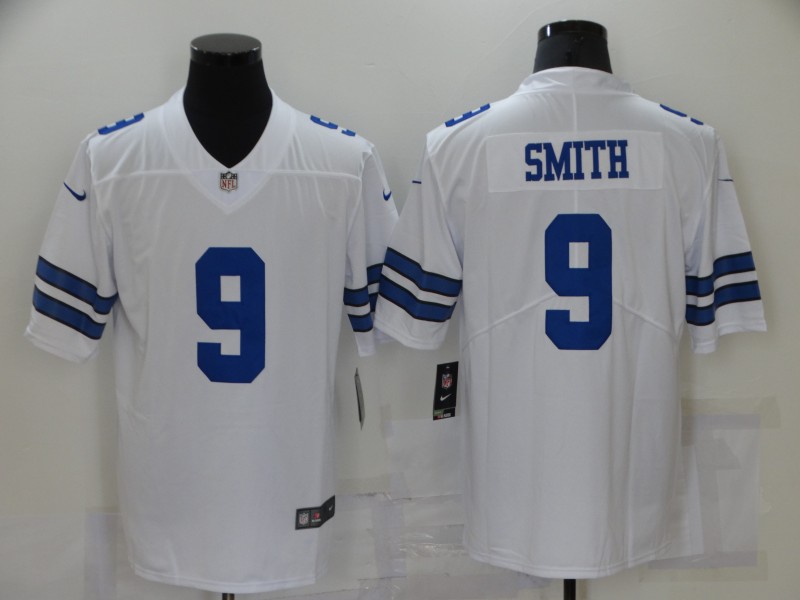 NFL Dallas Cowboys #54 Smith White Vapor Limited Jersey