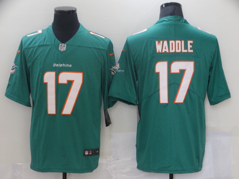 NFL Miami Dolphins #17 Waddle Green Vapor Limited Jersey