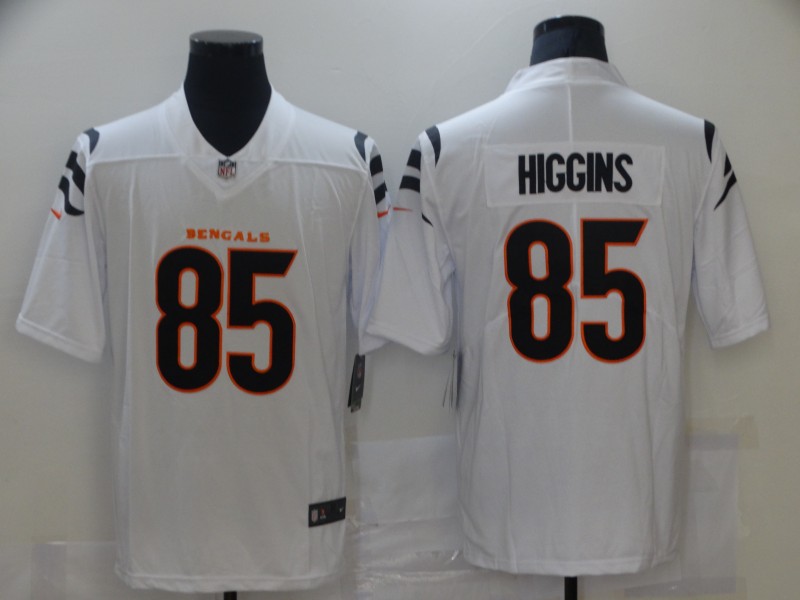 NFL Cincinati Bengals #85 Higgins White Vapor Limited Jersey