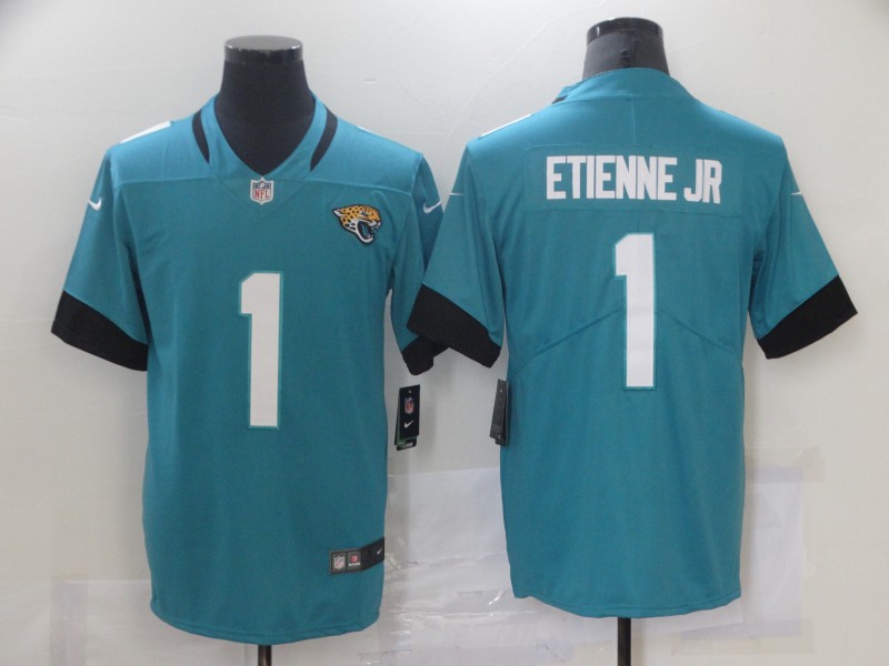 NFL Jacksonville Jaguars #1 Etienne JR Blue Vapor Limited Jersey