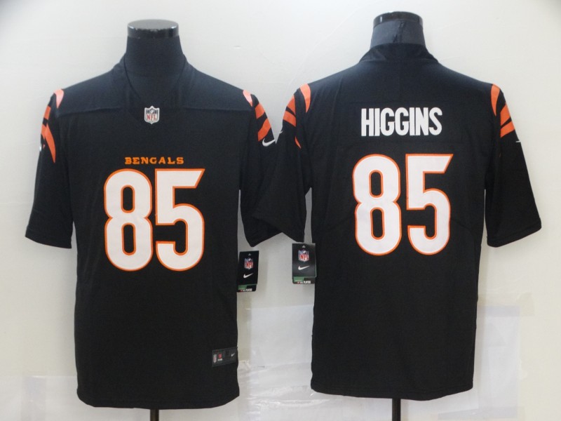 NFL Cincinati Bengals #85 Higgins Black Vapor Limited Jersey