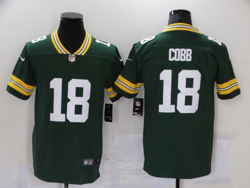 NFL Green Bay Packers #18 Cobb Green Vapor Limited Jersey