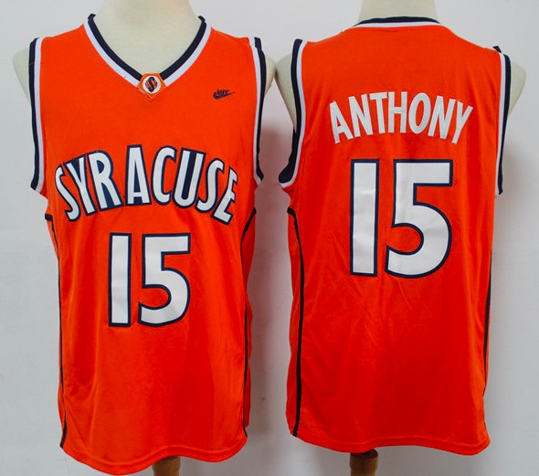 NBA New York Knicks #15 Anthony orange Jersey