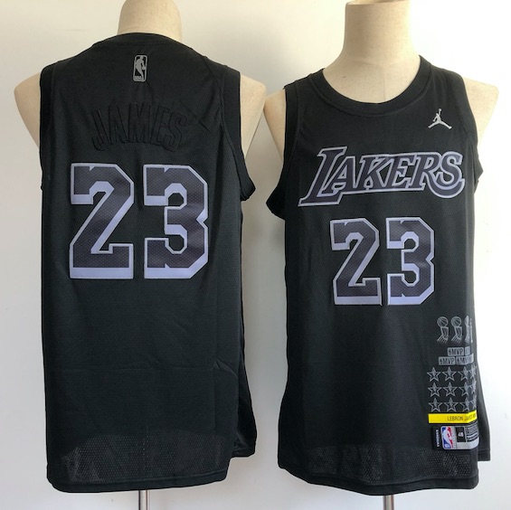 NBA Los Angeles Lakers #23 James Black MVP Jersey
