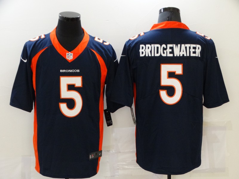 NFL Denver Broncos #5 Bridgewater Vapor Limited blue Jersey