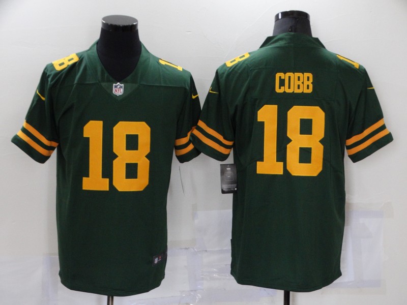 NFL Green Bay Packers #18 cobb Green Vapor Limited Jersey