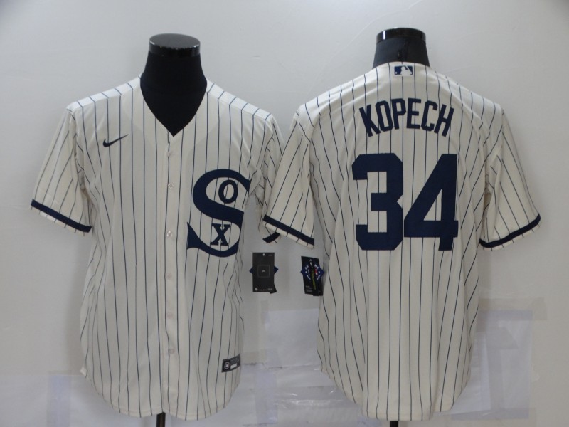 MLB Chicago White Sox #34 Kopech White Game Jersey