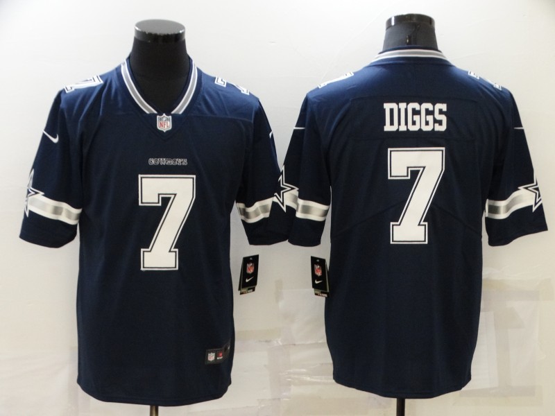 NFL Dallas Cowboys #7 Diggs Blue Vapor Limited Jersey