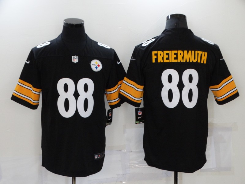 NFL Pittsburgh Steelers #88 Freiermuth Black Vapor Limited Jersey