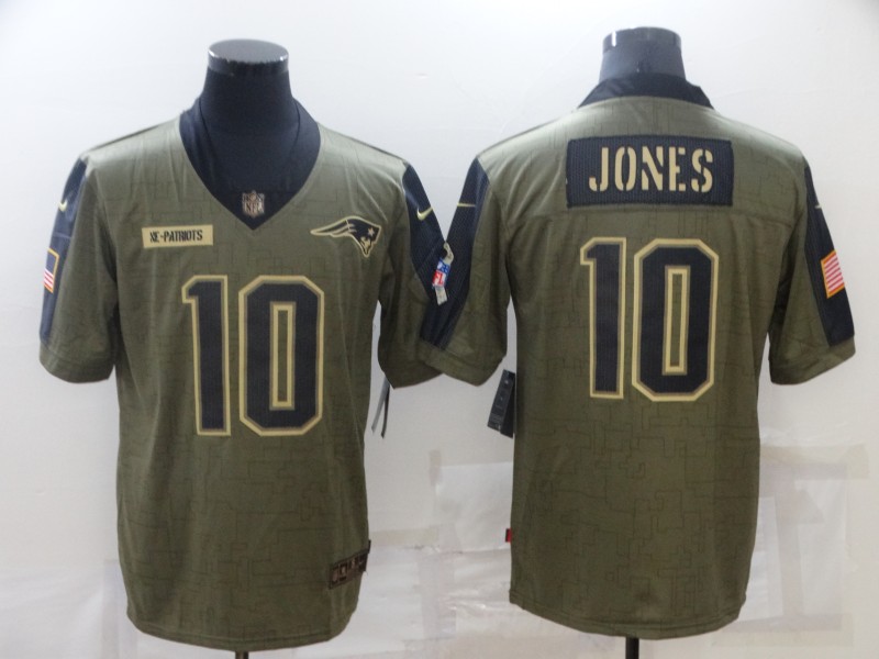 NFL New England Patriots #10 Jones Salute to Service Jersey