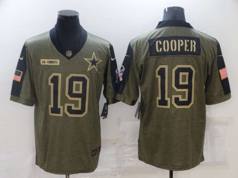 NFL Dallas Cowboys #19 Cooper Salute to Service Jersey