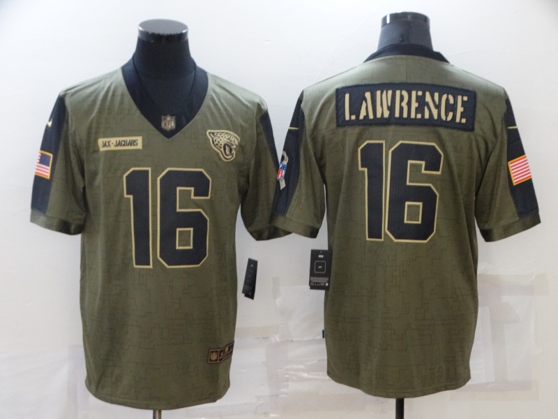 NFL Jacksonville Jaguars #16 Lawrence Salute to Service Jersey