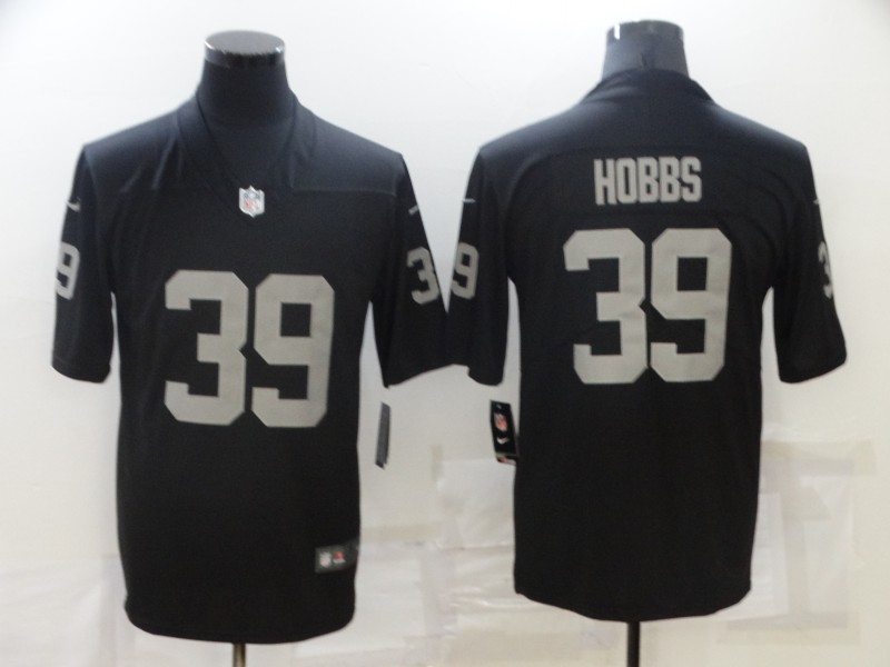 NFL Oakland Raiders #39 Hobbs Vapor Limited Black Jersey