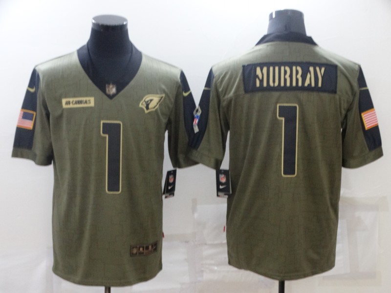 NFL Arizona Cardinals #1 Murray Salute to Service Jersey