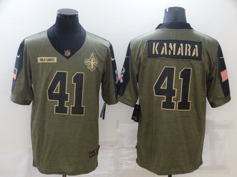NFL New Orleans Saints #41 Kamara Salute to Service Jersey