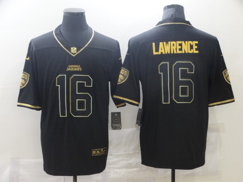 Nike Jacksonville Jaguars #16 Lawrence Black Gold Limited Jersey