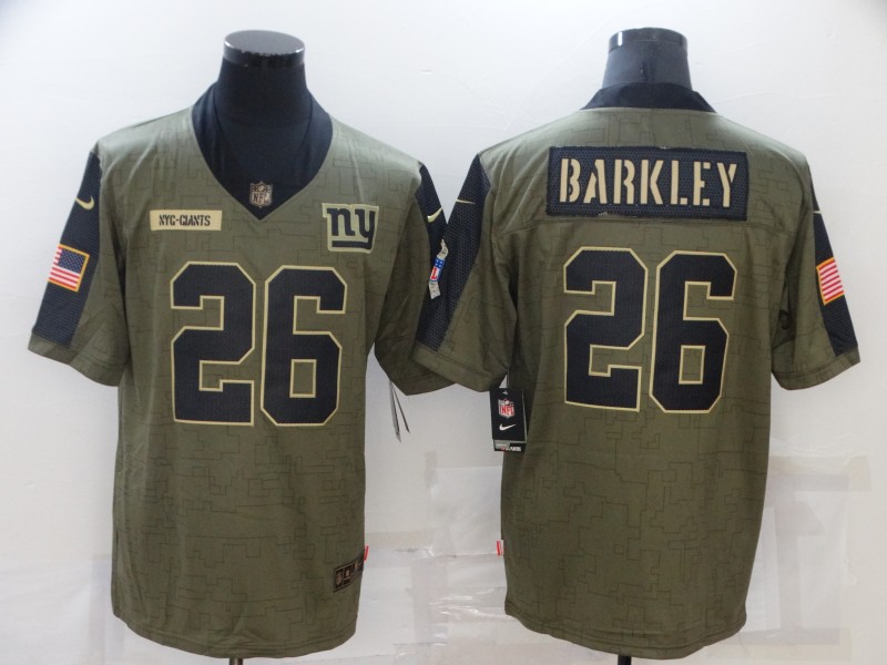 NFL New York Giants #26 Barkley Salute to Service Jersey