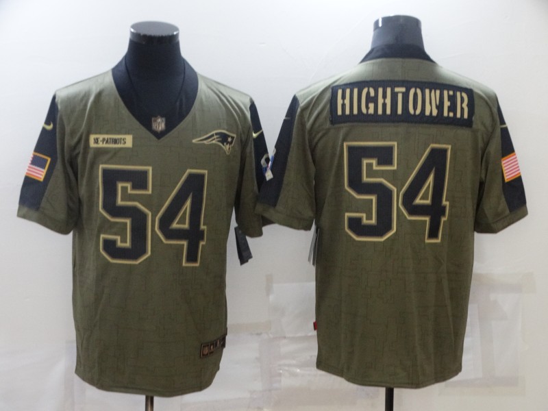 NFL New England Patriots #54 Hightower Salute to Service Jersey