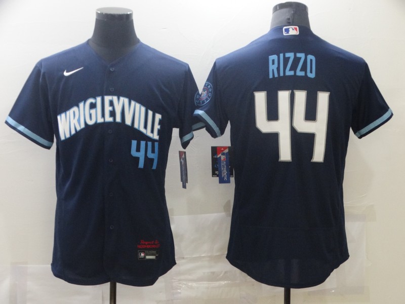 MLB Chicago Cubs #44 RIzzo Blue Elite Jersey