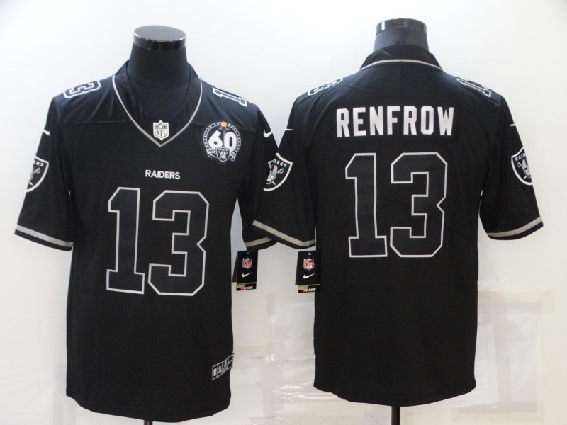 NFL Oakland raiders #13 Renfrow Black Shadow Limited Jersey