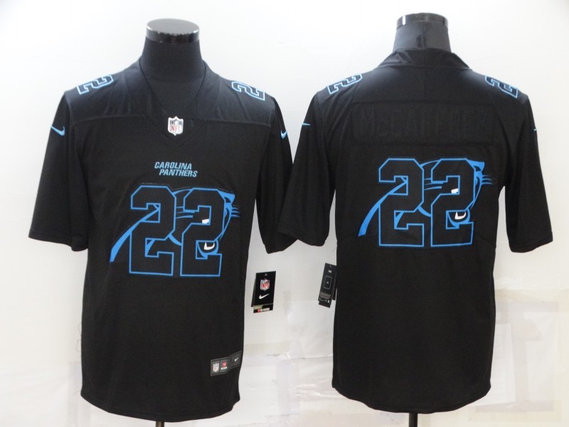 NFL Carolina Panthers #22 McCaffrey Shadow Limited Jersey