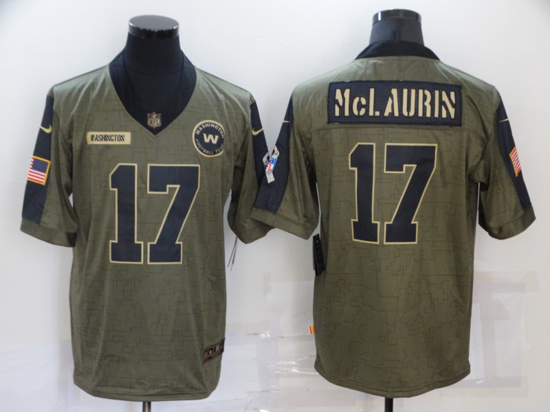 NFL Washington Redskins #17 McLaurin Salute to Service Jersey