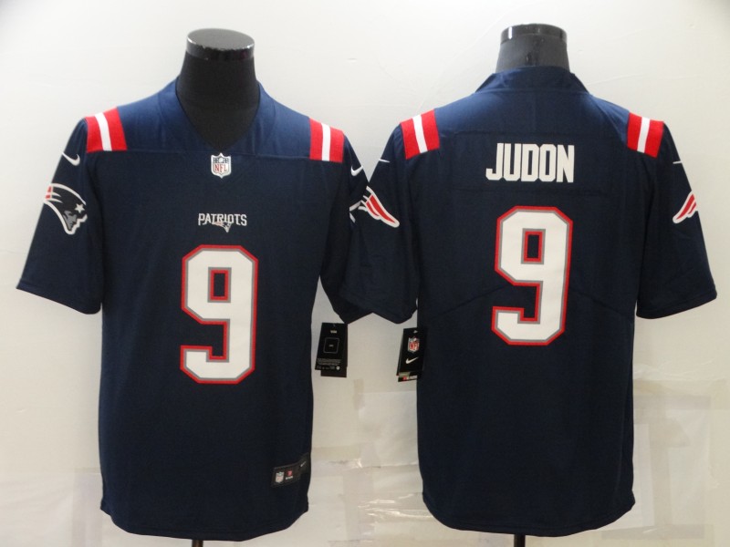 NFL New England Patriots #9 Judon Blue Game Jersey