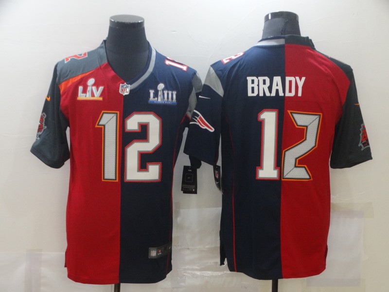 NFL Tampa Bay Buccaneers #12 Brady Limited split Jersey