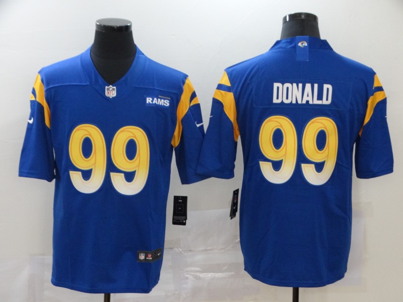 NFL Los Angels Rams #99 Donald Blue Vapor Limited Jersey