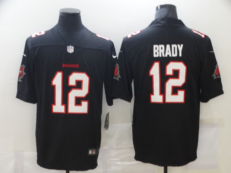 NFL Tampa Bay Buccaneers #12 Brady Limited Black Jersey