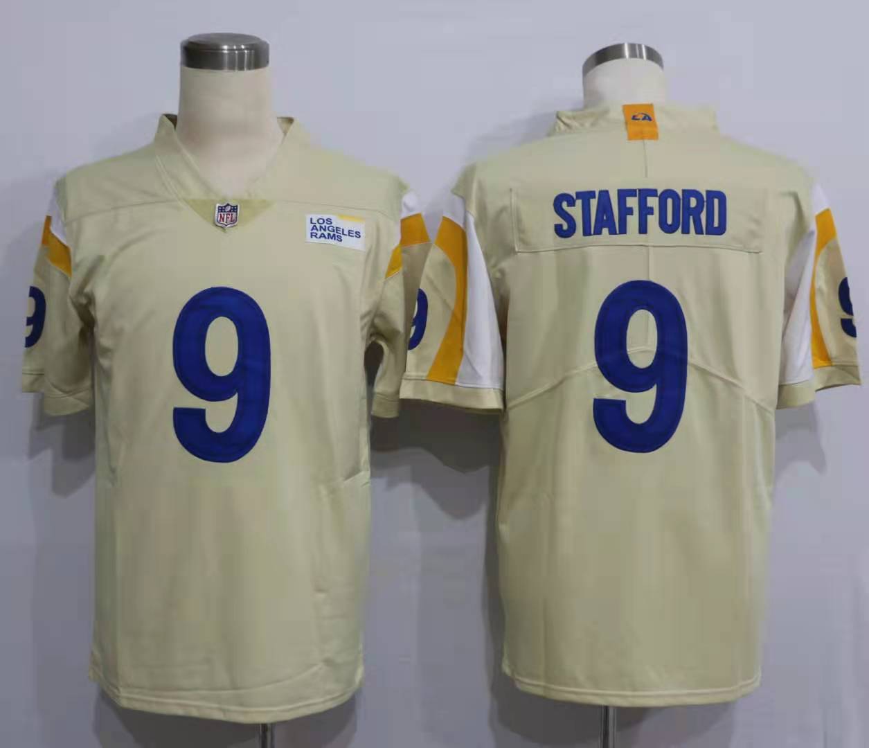 NFL Los Angeles Rams #9 Stafford L.Yellow Vapor Limited Jersey