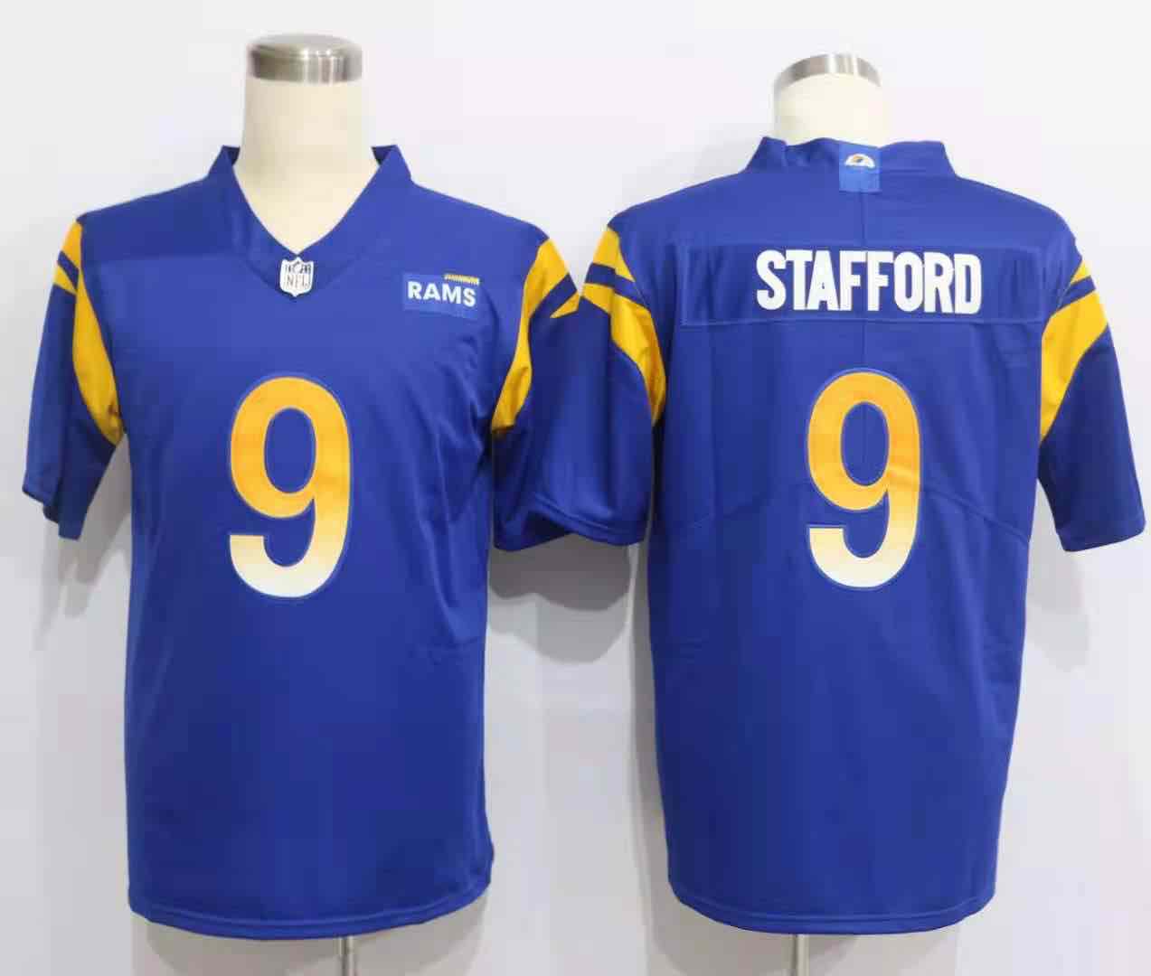 NFL Los Angeles Rams #9 Stafford Blue Vapor Limited Jersey