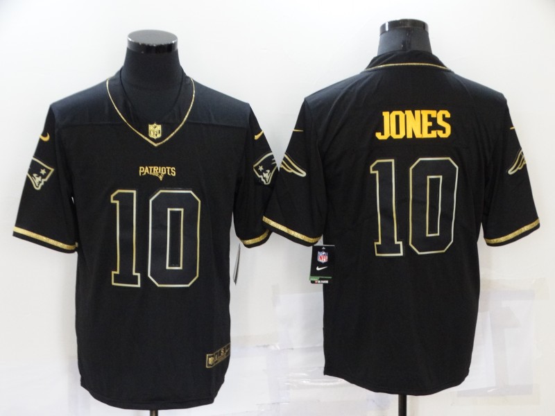NFL New England Patriots #10 Jones Black Limited Jersey