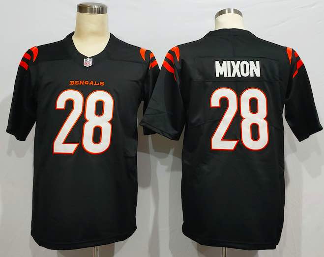 NFL Cincinati Bengals #28 MIxon Black Vapor Limited Jersey