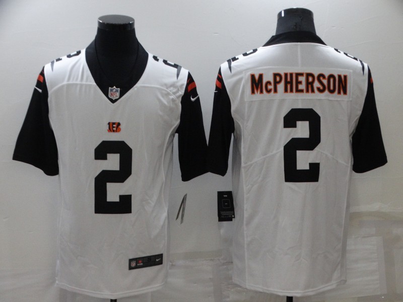 NFL Cincinnati Bengals #2 McPherson White color rush Limited Jersey