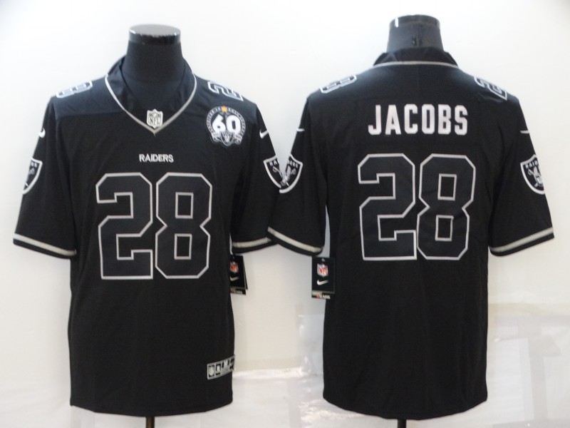 NFL Oakland Raiders #28 Jacobs Black Limited Jersey