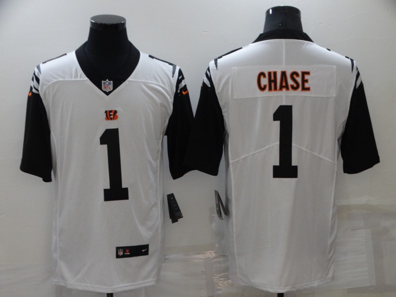 NFL Cincinati Bengals #1 Chase Color Rush Limited Jersey