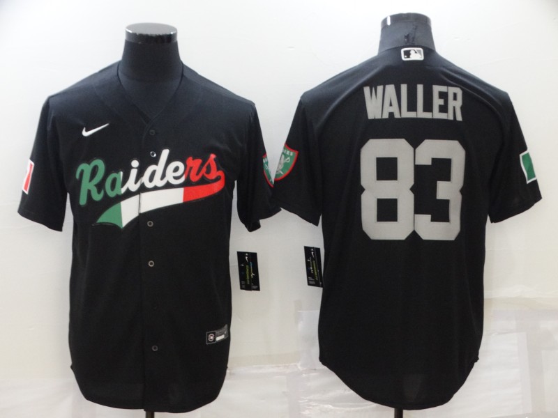 NFL Oakland Raiders #83 Waller Black Mexio Limited Jersey