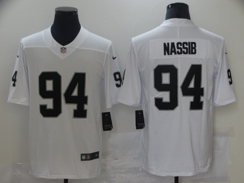 NFL Oakland Raiders #94 Nassib White Vapor Limited Jersey