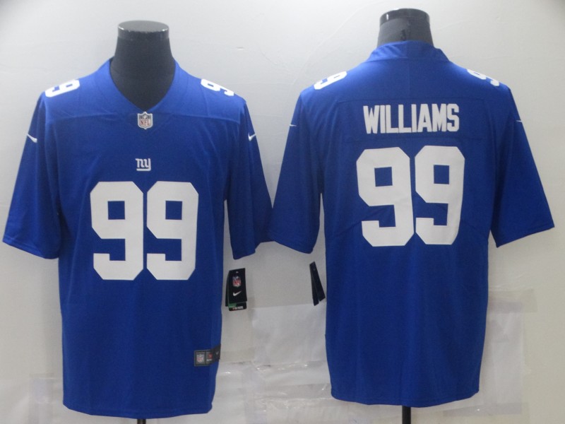 NFL New York Giants #99 Williams Blue Vapor Limited Jersey